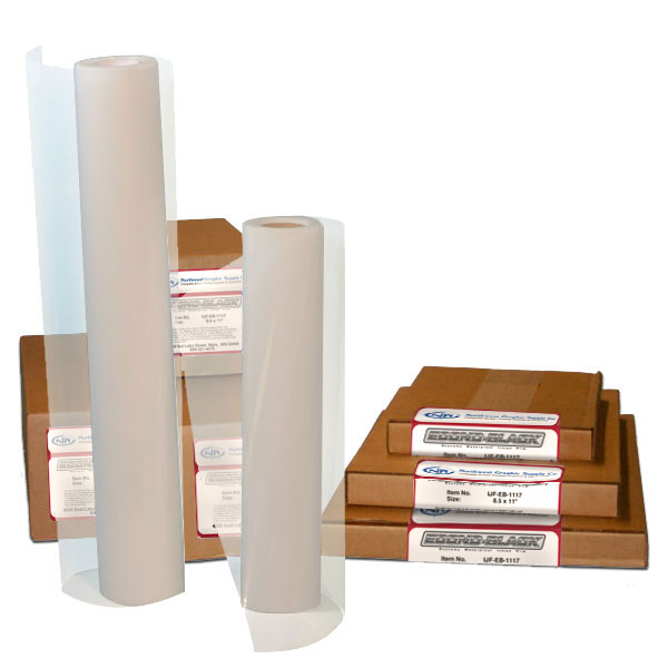 BOX OF 100 -  8.5"X11" ECONO BLACK INK JET FILM image