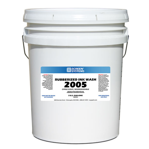 5 GAL -  RUBBERIZED INK WASH image